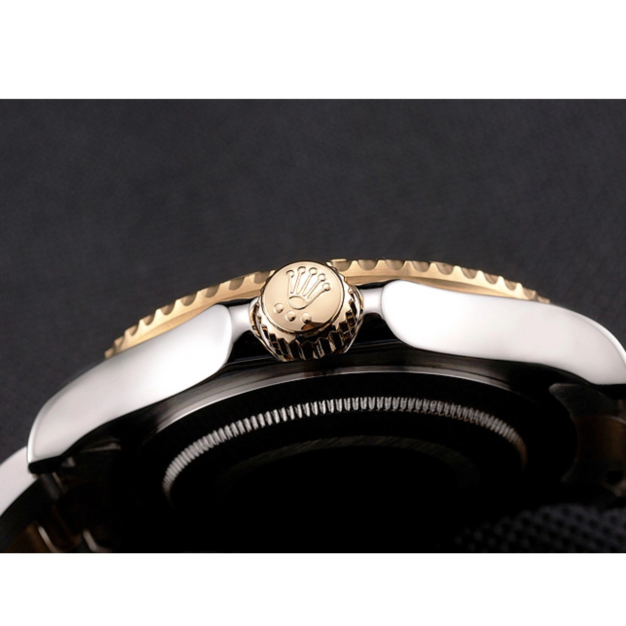 AAA Replica Watches Dial Tone Rolex White Two Bracelet Steel Yacht-Master Stainless Case Gold Bezel 0726